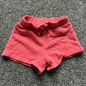 Flapdoodles Toddler Girl Coral Orange/Red Shorts, Size 2T
